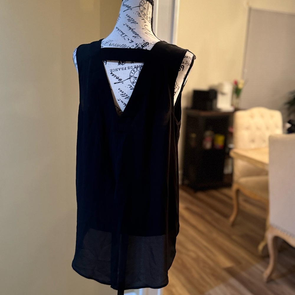Elegant Black Sleeveless Top